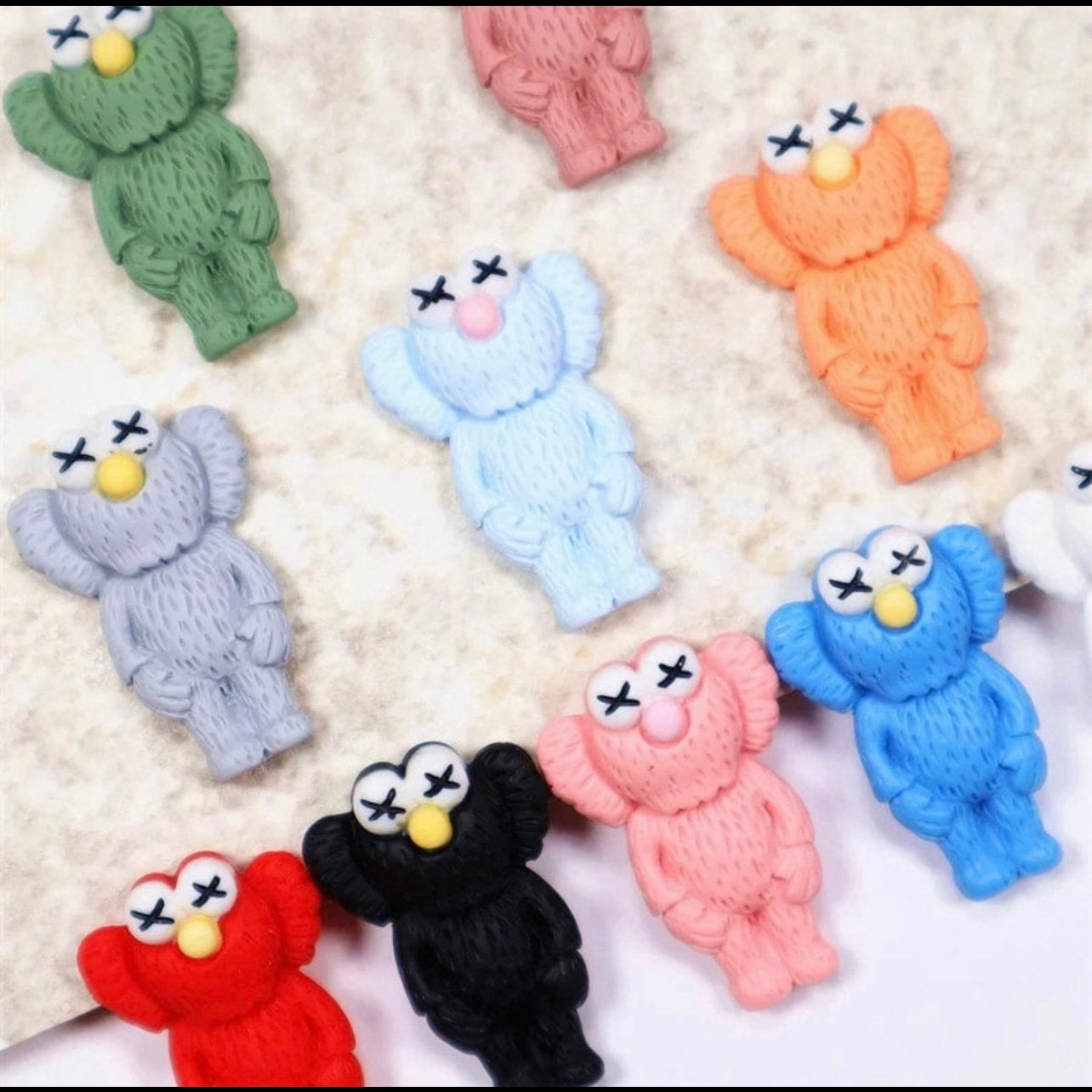 KAWS Bear Nail Charms (10pc)
